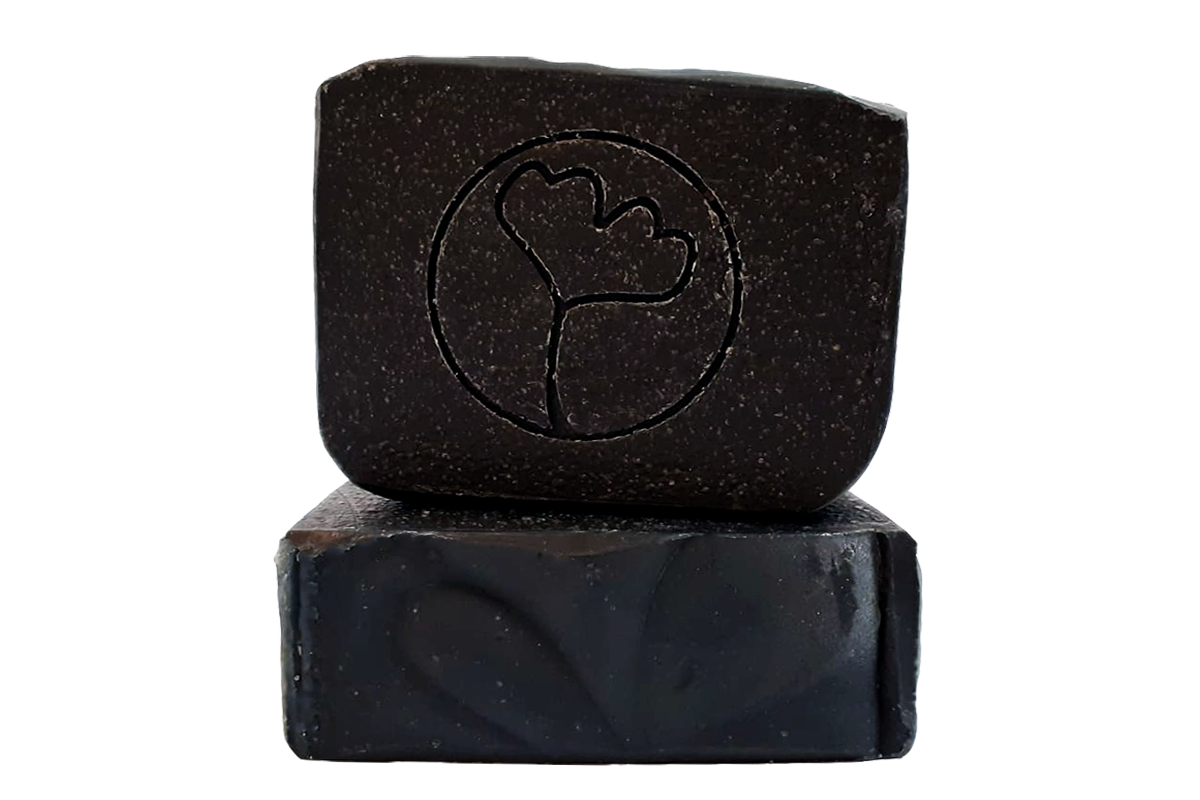 SAMURAI - sapun cu carbune medicinal si ceai negru aroma masculina