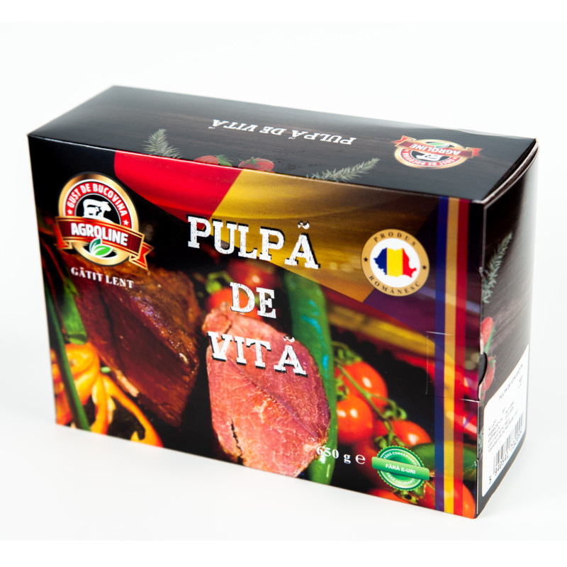 Pulpă de vită gătită lent, 650 gr