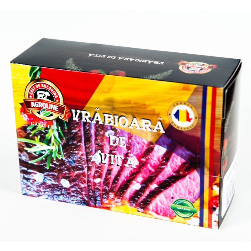 Vrăbioară de vită gătită lent, 650 gr